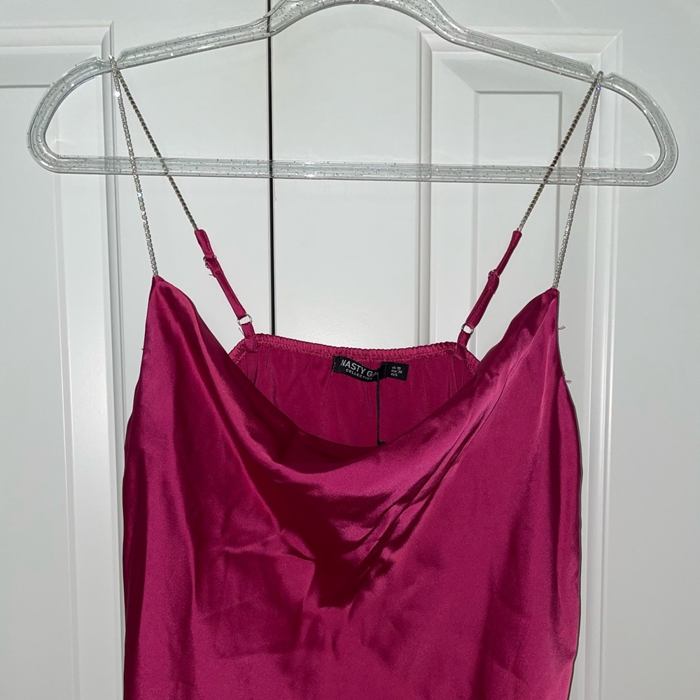 NWT nasty gal cowl-neck top